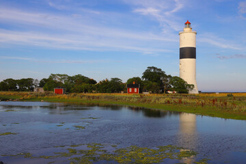 The Tall John lighhouse at the south cape of the Swedish Oland island.