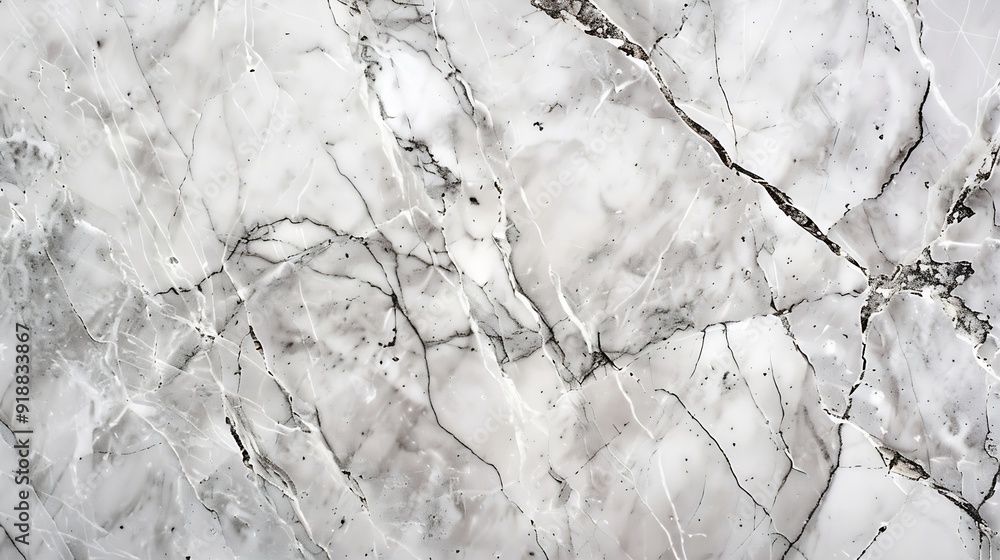 Aufkleber Light grey marble texture background with high resolution counter top view of natural tiles stone in seamless glitter pattern and luxurious : Generative AI