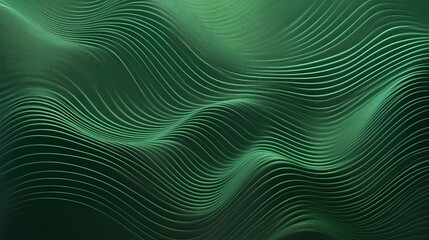 Naklejka premium A gradient green background with subtle wave patterns.