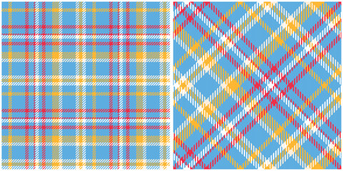 Plaid Patterns Seamless. Checker Pattern Template for Design Ornament. Seamless Fabric Texture.