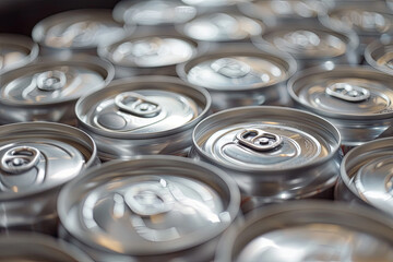 Aluminum can lids for containing beverages