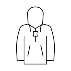 rainwear motorcycle line icon vector. rainwear motorcycle sign. isolated contour symbol black illustration