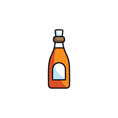 Beer icon design with white background stock illustration