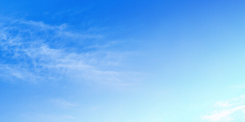 Fototapeta premium Sky and soft clouds background pattern. Beautiful nature landscape.