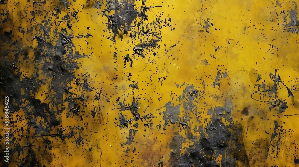 Poster abstract yellow background with texture grunge textures and backgrounds perfect background with spac