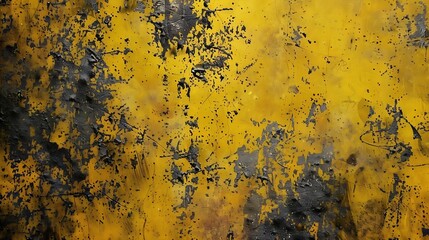 Abstract yellow background with texture Grunge textures and backgrounds Perfect background with space Vintage Retro Aged Dirt Grain : Generative AI