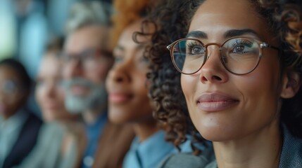 Banner diversity business people brainstorming meeting in conference room Panorama multiracial businesspeople meeting discuss team partner Happy asian caucasian team in meeting room wi : Generative AI
