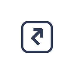 arrow sign direction icon