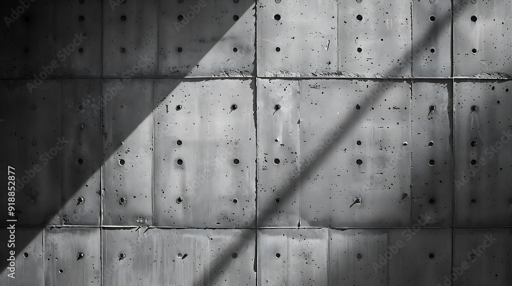 Aufkleber concrete wall gray color background for design : generative ai