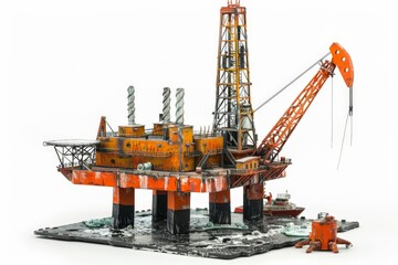 oil rig model