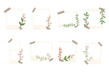 Aesthetic Polaroid Frame SET