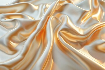 Fototapeta premium Golden Silk Drapes