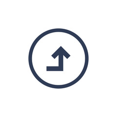 Arrow sign direction icon