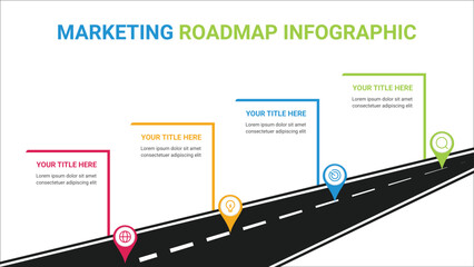 Roadmap Infographic Design Template