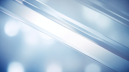 Soft blue background with delicate reflective lines creating a calming, abstract pattern filled with light and geometry, background