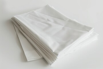 Naklejka premium Hygienic white napkins