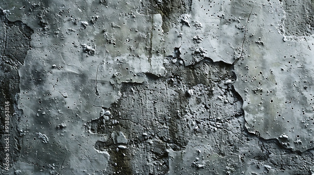 Aufkleber concrete surface abstract feeling texture effect shades of gray : generative ai