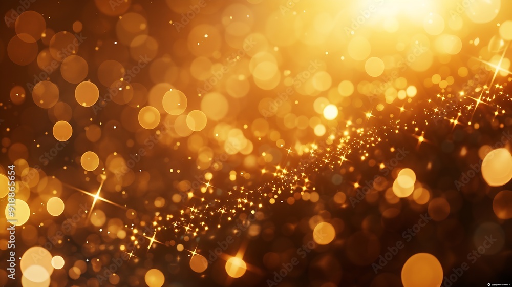 Fototapete Elegant beige bokeh abstract background Delicate blurred wallpaper texture Template with defocused bokeh lights and copy space for business website design Banner social media advertisi : Generative AI
