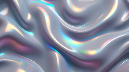 Holographic liquid texture. Trendy background