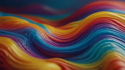 Obraz premium Fluid abstract background with colorful