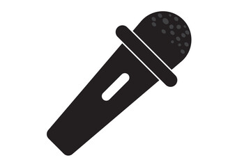 mike icon isolated on background