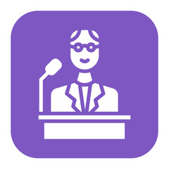 Politician icon vector image. Can be used for Politics.