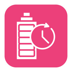 Battery Duration icon vector image. Can be used for Personal Transportation.