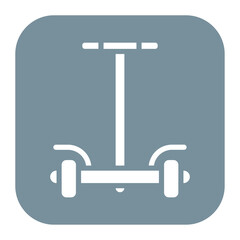 Self Balancing Transportation icon vector image. Can be used for Personal Transportation.