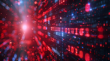 Fototapeta premium Code matrix technology background