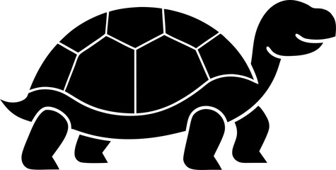 A Tortoise silhouette vector illustration