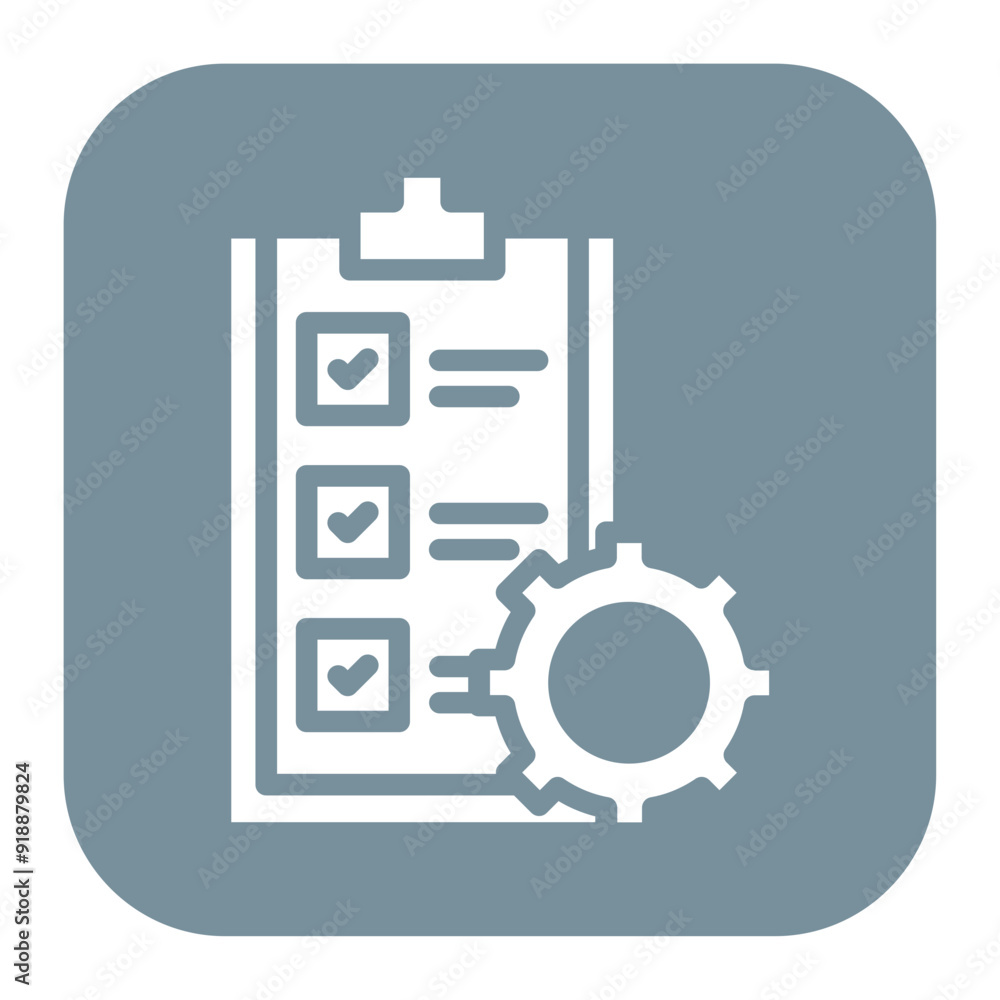 Poster project management icon vector image. can be used for operations management.