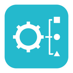 Resource Allocation icon vector image. Can be used for Operations Management.
