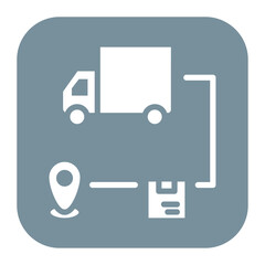 Supply Chain icon vector image. Can be used for Operations Management.