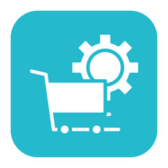 Order Processing icon vector image. Can be used for Order Fulfilment.