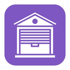 Warehouse icon vector image. Can be used for Order Fulfilment.