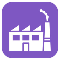 Factory Building icon vector image. Can be used for Manufacturing and Distribution.
