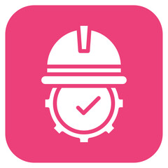 Safety Gear icon vector image. Can be used for Manufacturing and Distribution.