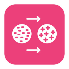 Ion Exchange icon vector image. Can be used for Water Treatment.