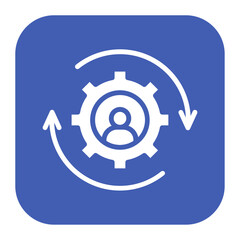 Change Management icon vector image. Can be used for Business Risks.