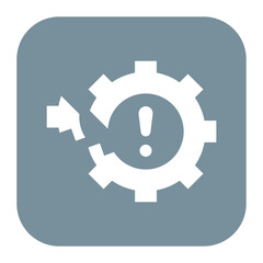 Operational Disruption icon vector image. Can be used for Business Risks.