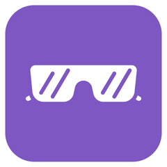 Sunglasses icon vector image. Can be used for Sun Protection.