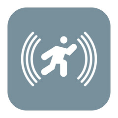 Motion Sensor icon vector image. Can be used for Sensors.