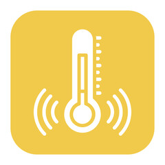 Temperature Sensor icon vector image. Can be used for Sensors.