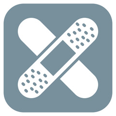 Band Aid icon vector image. Can be used for Physical Wellbeing.
