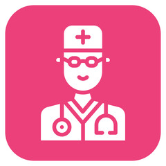 Doctor icon vector image. Can be used for Physical Wellbeing.