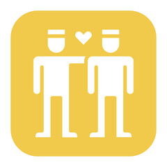 Friendship icon vector image. Can be used for World Refugee Day.