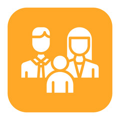 Family icon vector image. Can be used for World Refugee Day.