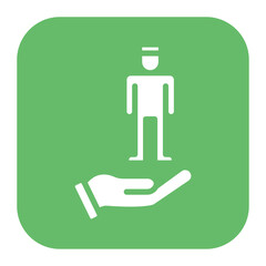 Humanitarian icon vector image. Can be used for World Refugee Day.