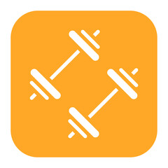 Dumbbell icon vector image. Can be used for Fitness.