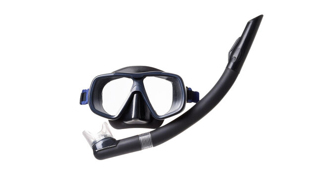 A stylish scuba mask and snorkel set, perfect for underwater exploration and marine adventures. - Powered by Adobe